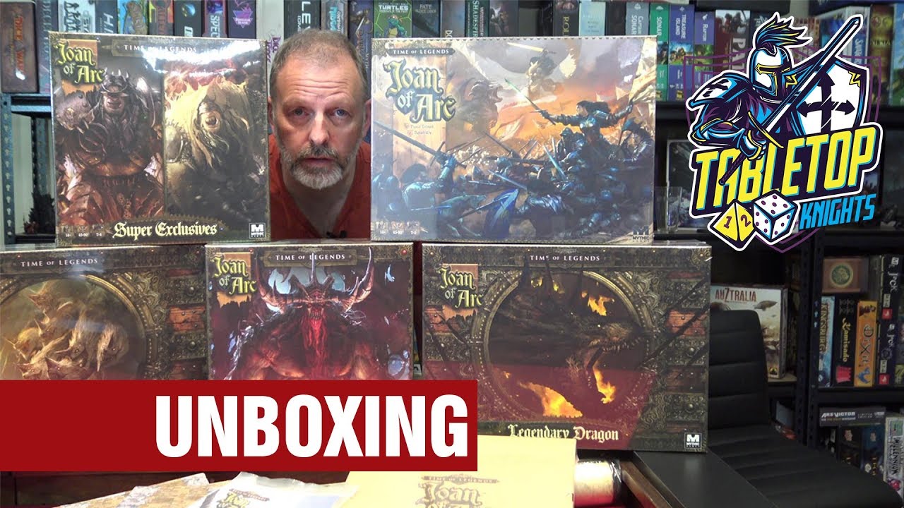 Time of Legends - Joan of Arc - Wave 1 Kickstarter Full Unboxing