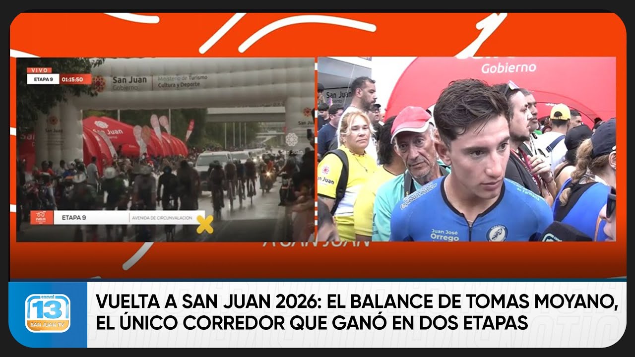 Vuelta a San Juan 2026: el balance de Tomas Moyano, el único corredor que ganó en dos etapas
