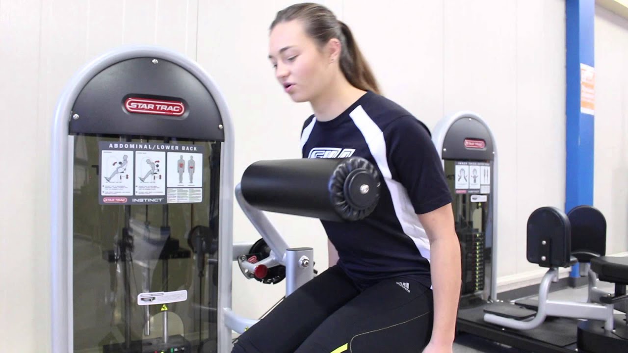 Abdominal and Lower Back Machine