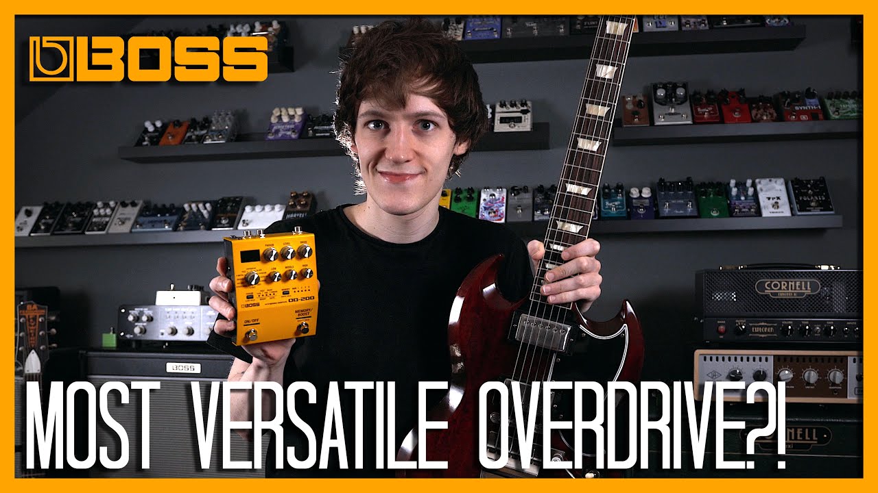 12 OVERDRIVES IN 1 PEDAL!! OD-200 Hybrid Drive - Boss Pedal Demo
