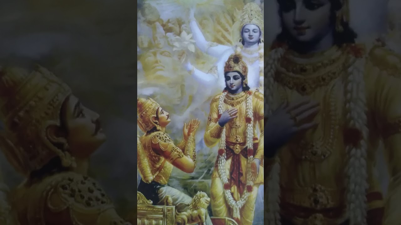 अर्जुन ने किया कृष्ण के विराट रूप का दर्शन