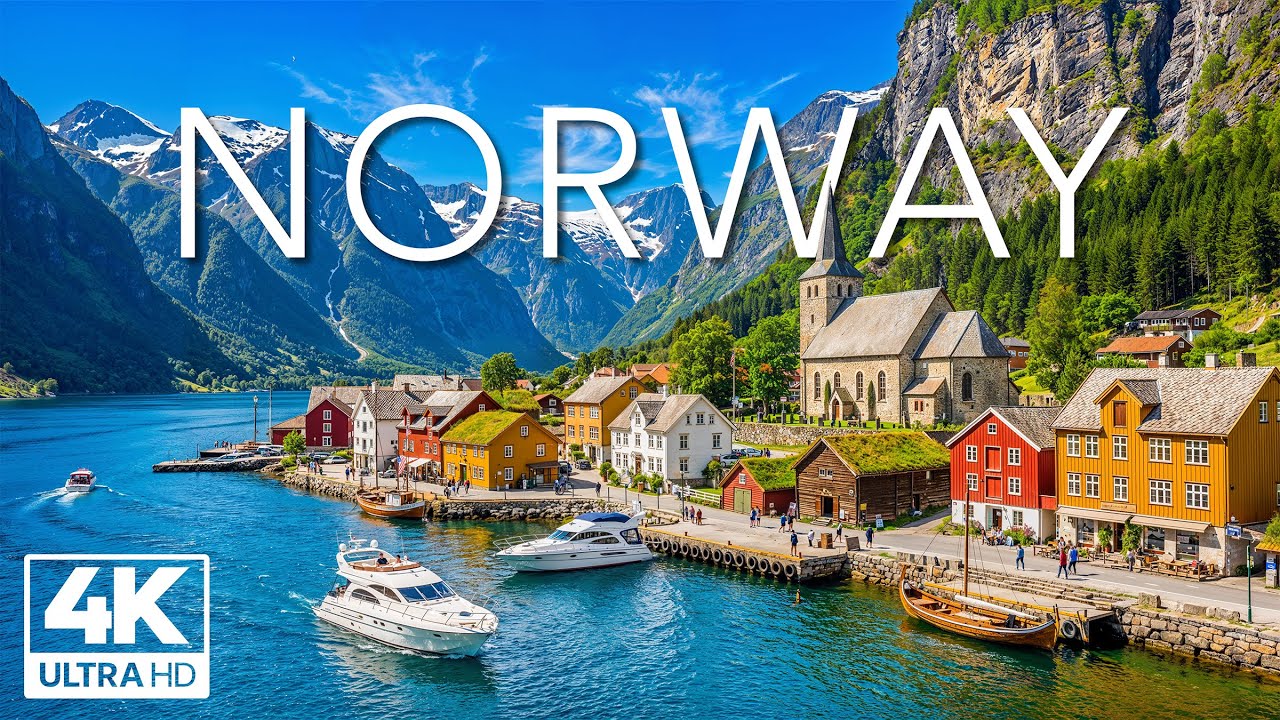 Norway 4K | Eternal Peace at the Edge of Nature – Calm Fjords, Soft Light & Pure Silence