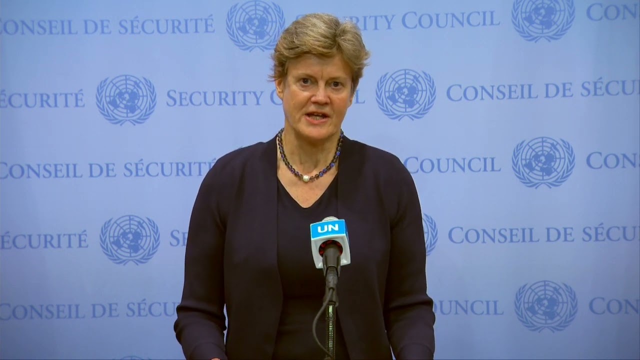 March 25 : Security Council Stake Out 🇬🇧Ambassador Barbara Woodward
