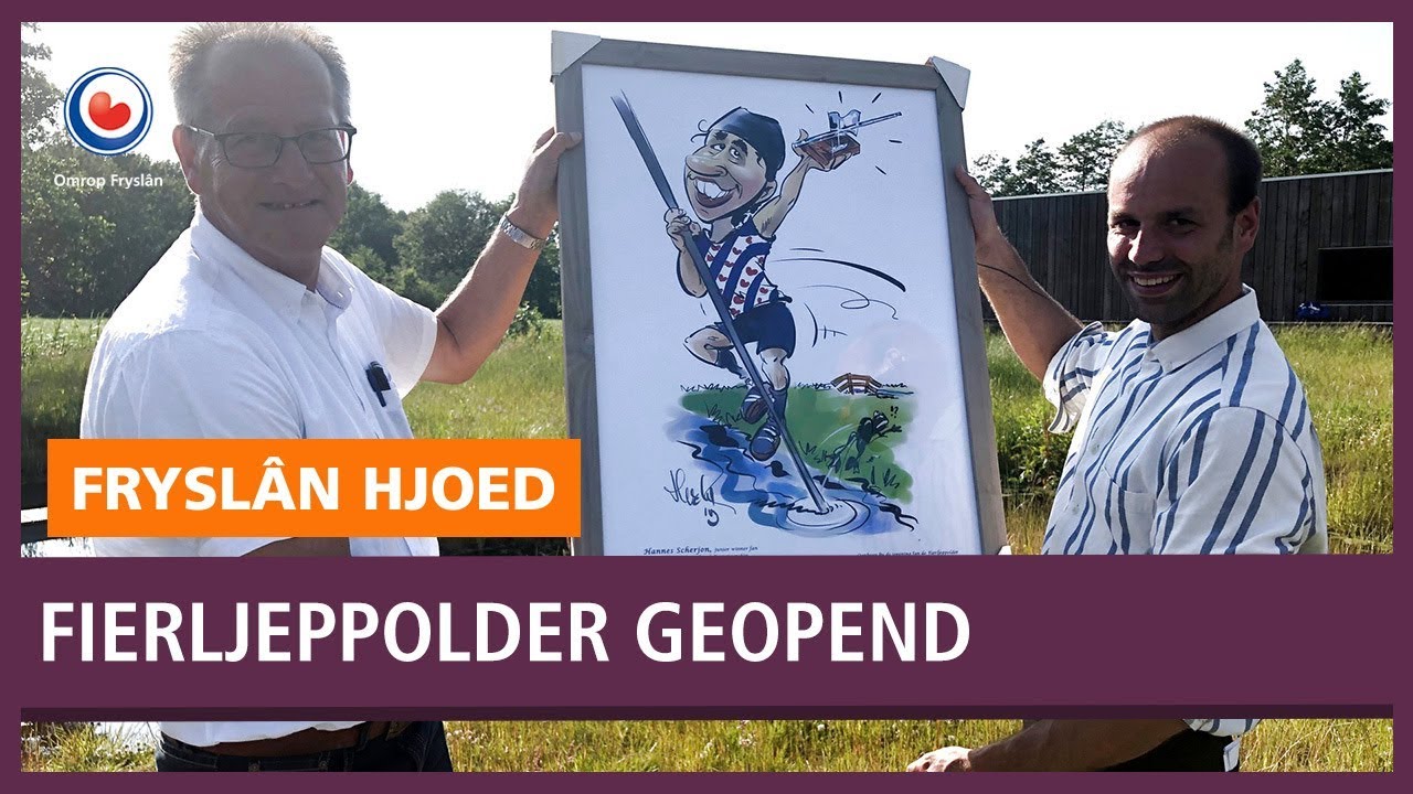 REPO: De Fierljeppolder in Noardburgum officieel geopend