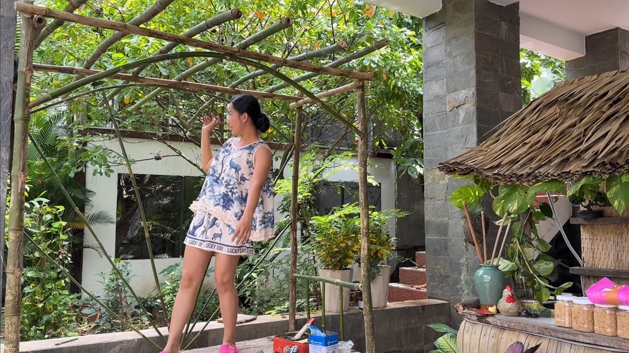 Tận Dụng Tre Để Làm Bàn Uống Trà
