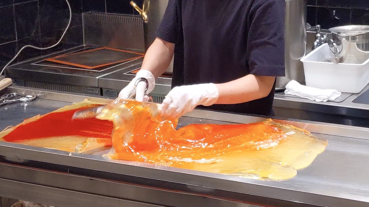 手作りキャンディ職人の飴細工の作り方　金太郎飴のような美しい不思議なキャンディづくり  Candy making ASMR　｜사탕 수제캔디｜手工糖果・糖果製作