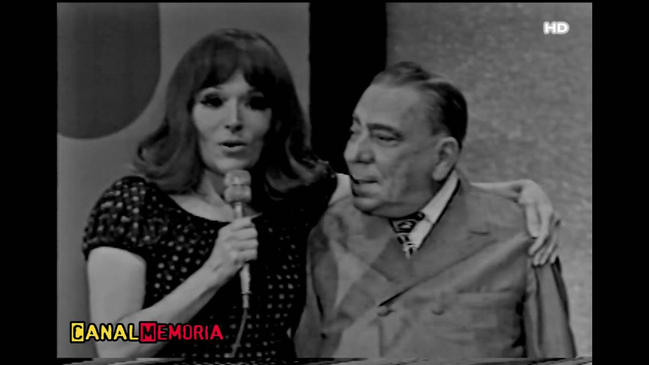 Procópio Ferreira e Bibi Ferreira no programa 
