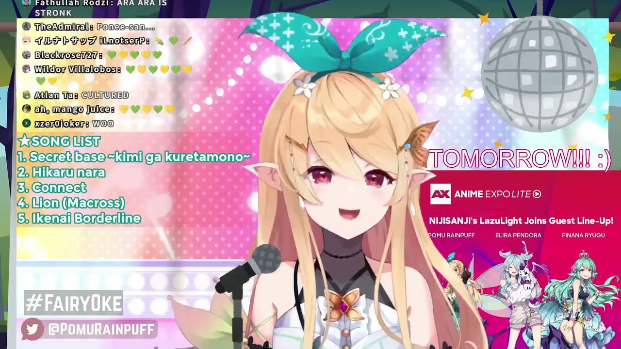 Pomu sings 