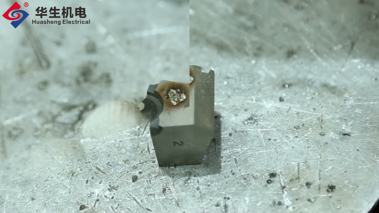 Electrical spark cold welding machine to do recision mold repair