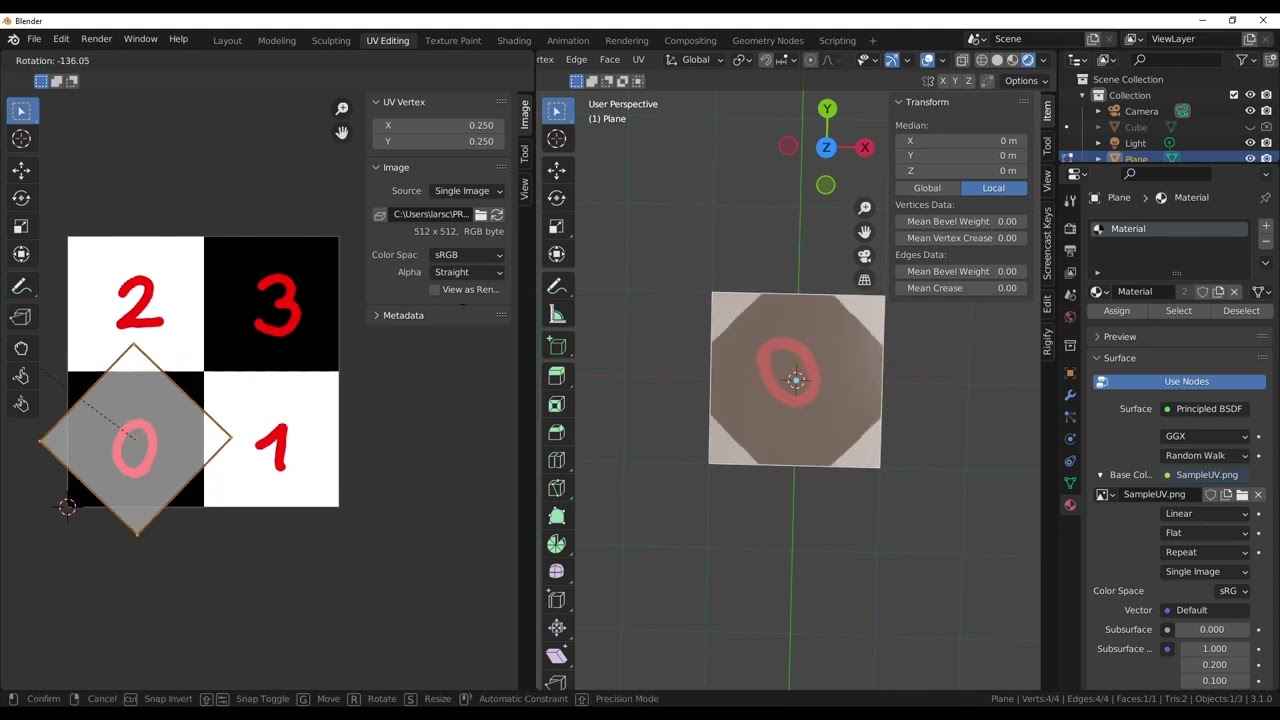 UV-MAPPING: So kommen Texturen auf Meshes 🏆 The Blender Guide (Blender Tutorial Deutsch) S1E28