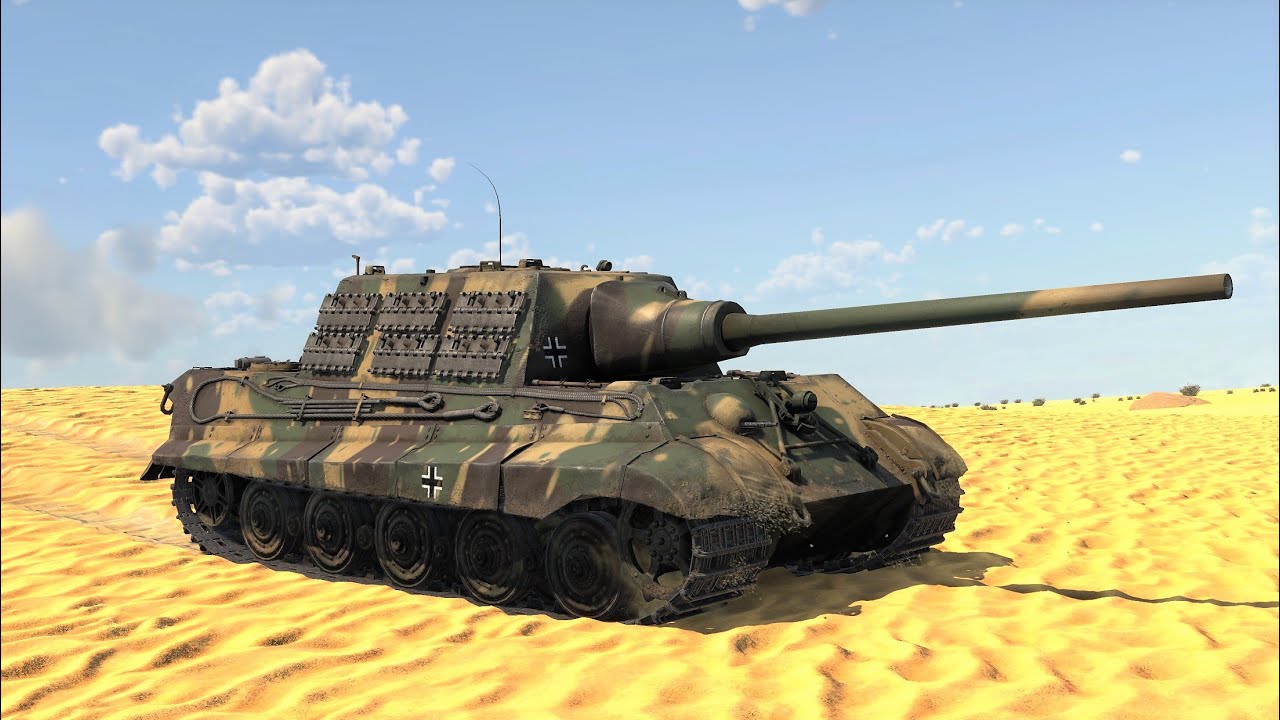 War Thunder: Germany - Jagdtiger Gameplay [1440p 60FPS]