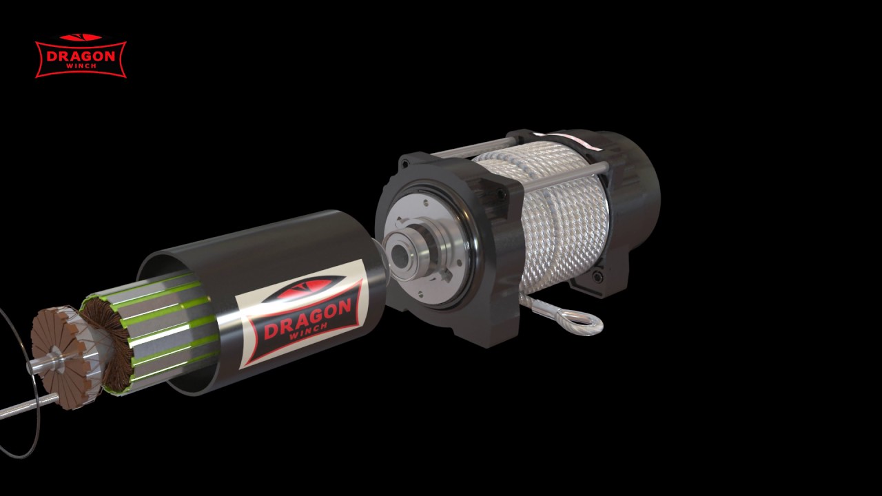 Wyciągarka DRAGON WINCH DWH 3500 HD animacja