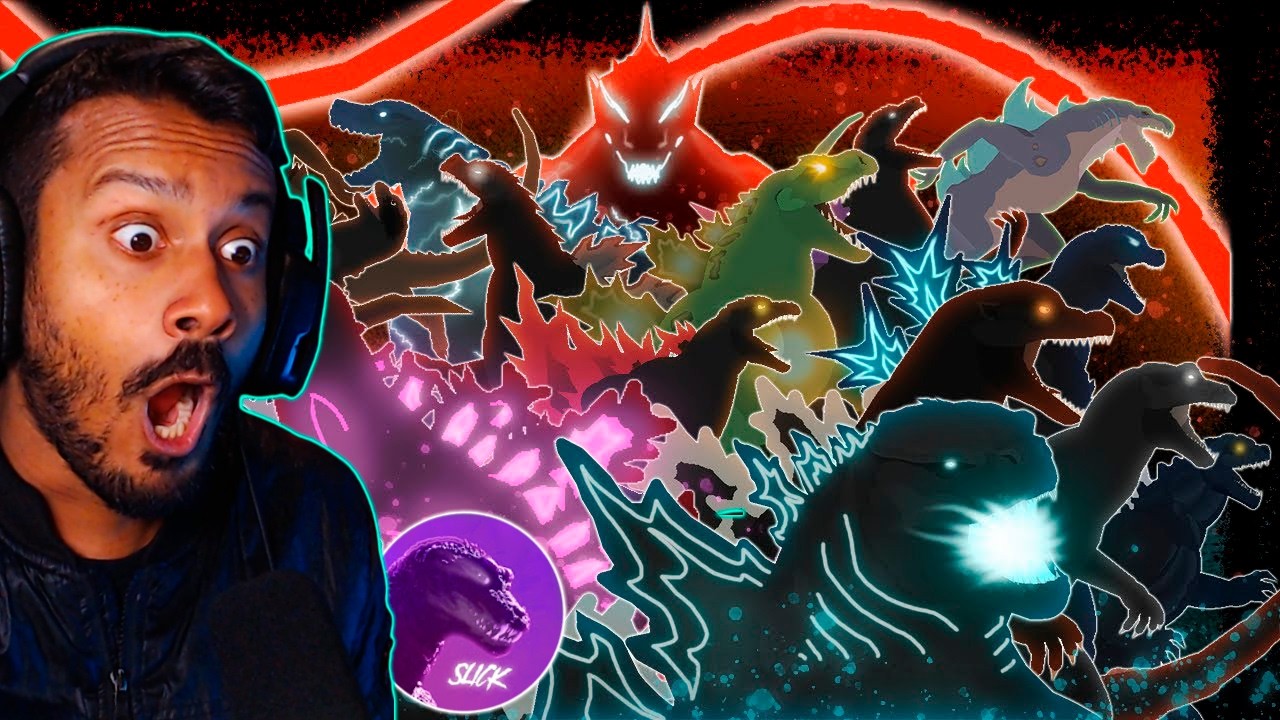 TODOS OS GODZILLAS EM UMA BATALHA SÓ! 🦖🔥 BATTLE ROYALE ÉPICO!