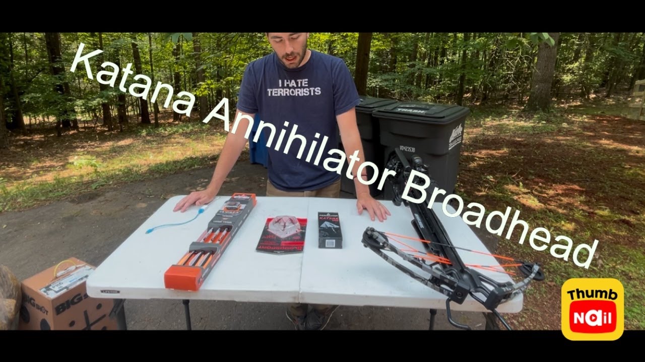 Katana Annihilator Broadhead test