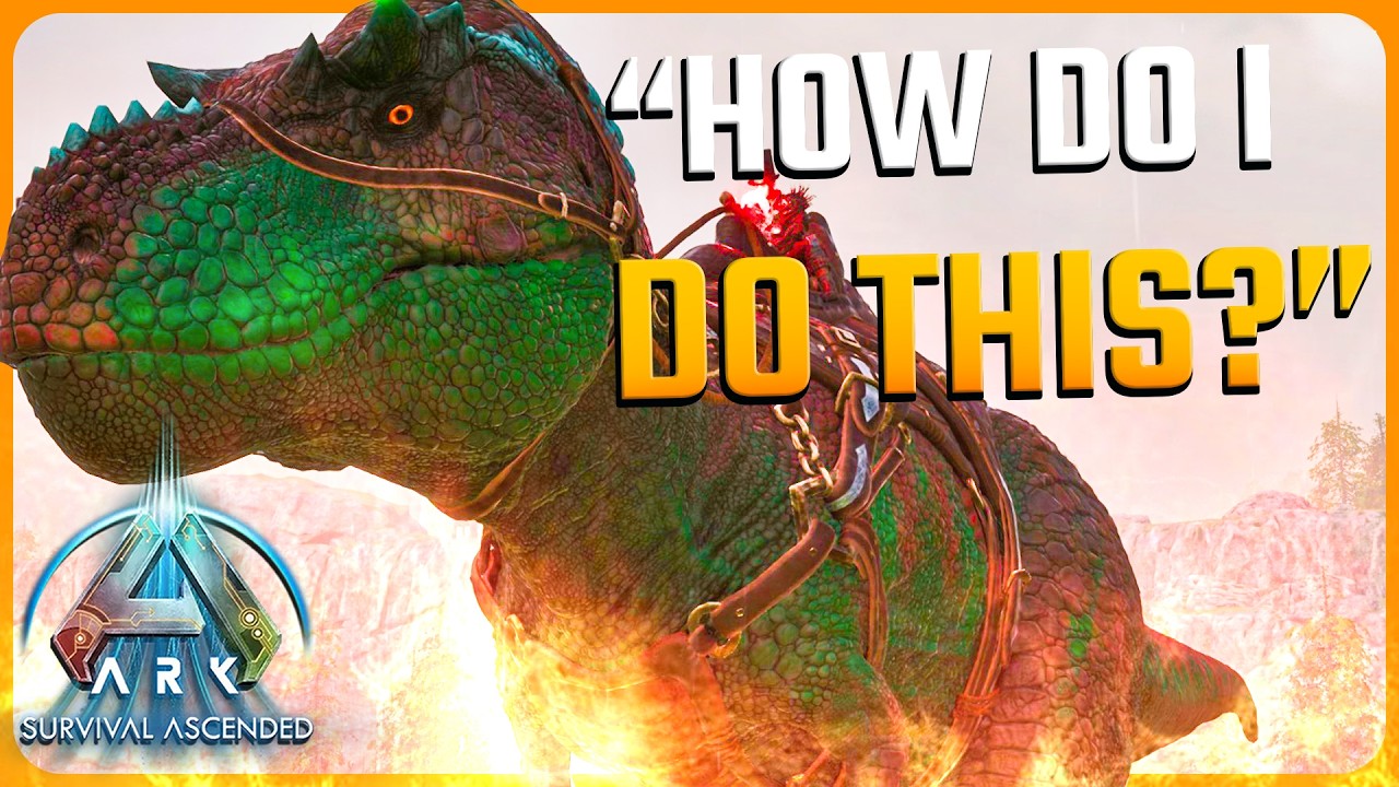 Сможет ли моя сестра приручить тираннозавра? | ARK Survival Ascended!