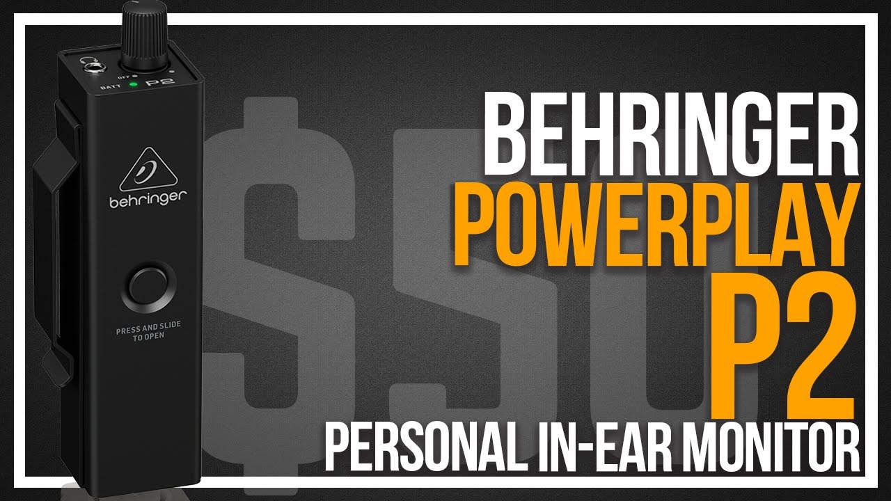 Behringer POWERPLAY P2 — ультракомпактный персональный внутриканальный мониторный усилитель | Рас...