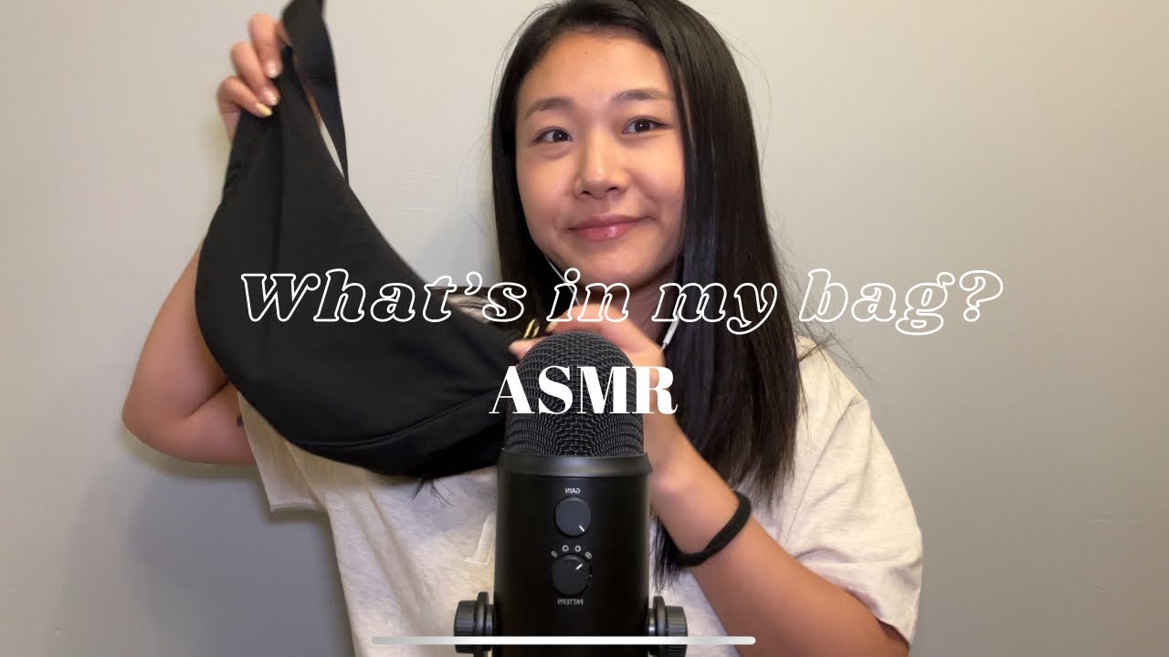What’s in my bag ASMR
