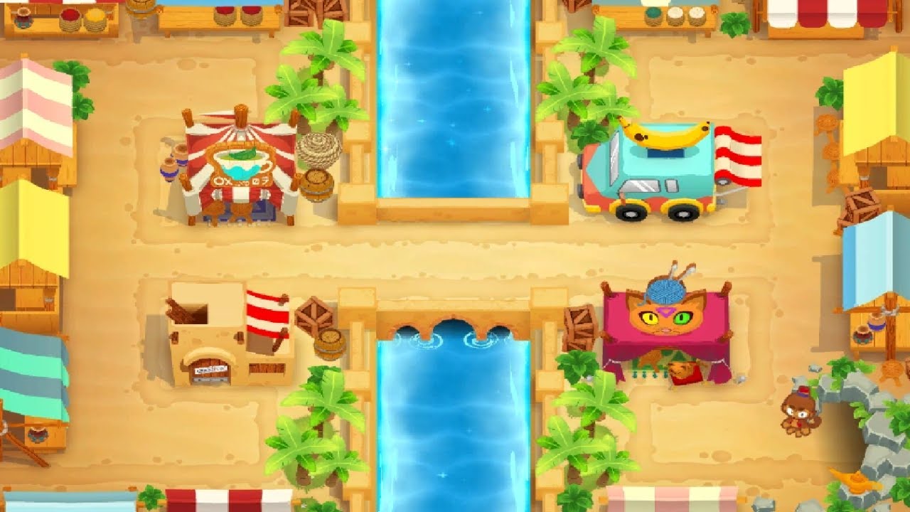 Bloons TD6 (No Commentary) Bazaar - CHIMPS - (Monkey Team)