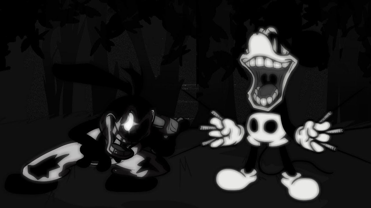 【FNF】Triple Trouble but Oswald and Mickey Mouse sings it