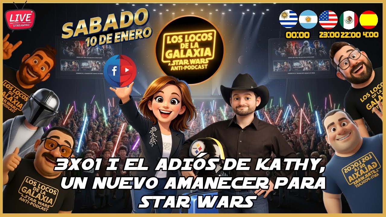 LOS LOCOS DE LA GALAXIA I 3X01 I Cambio de poder en LUCASFILM , This is the way?