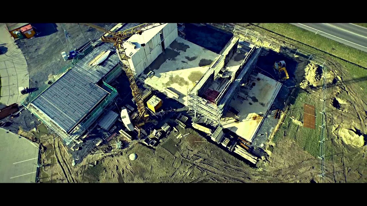 Die Shopware Baustelle in Sch&ouml;ppingen mit der Drohne