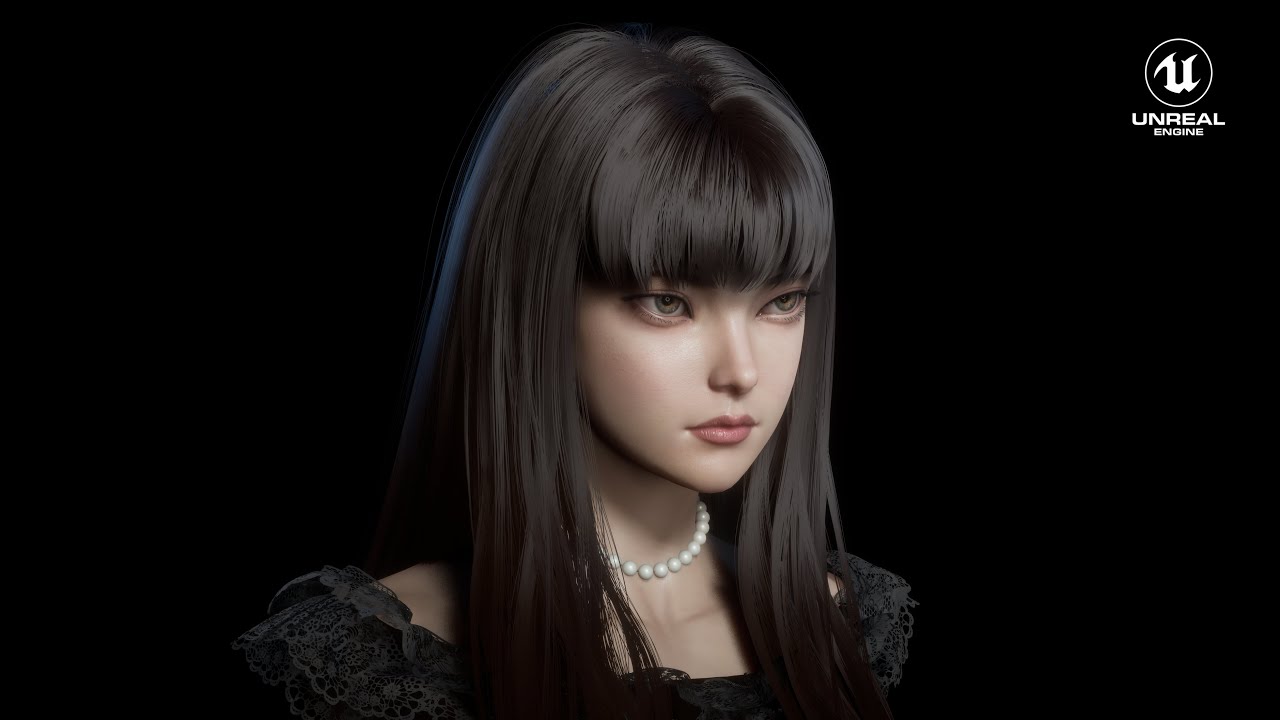 富江 Tomie Fan Art (UE4 / Realtime Transformation) 4K