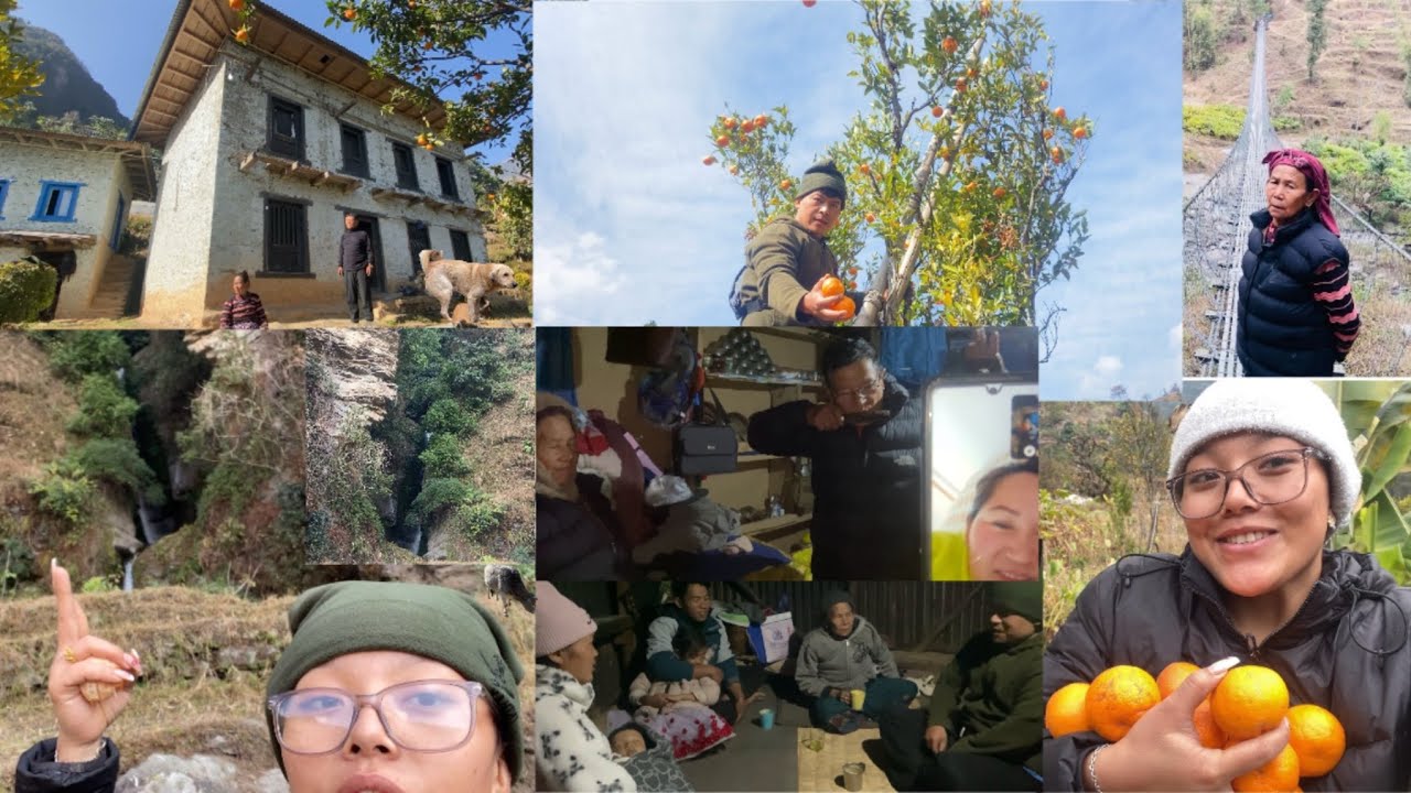 🙏गाउँ घरको बसाई लोकल खाना,पिना अनि पाराले..#travelingvlog #villagelife #support 