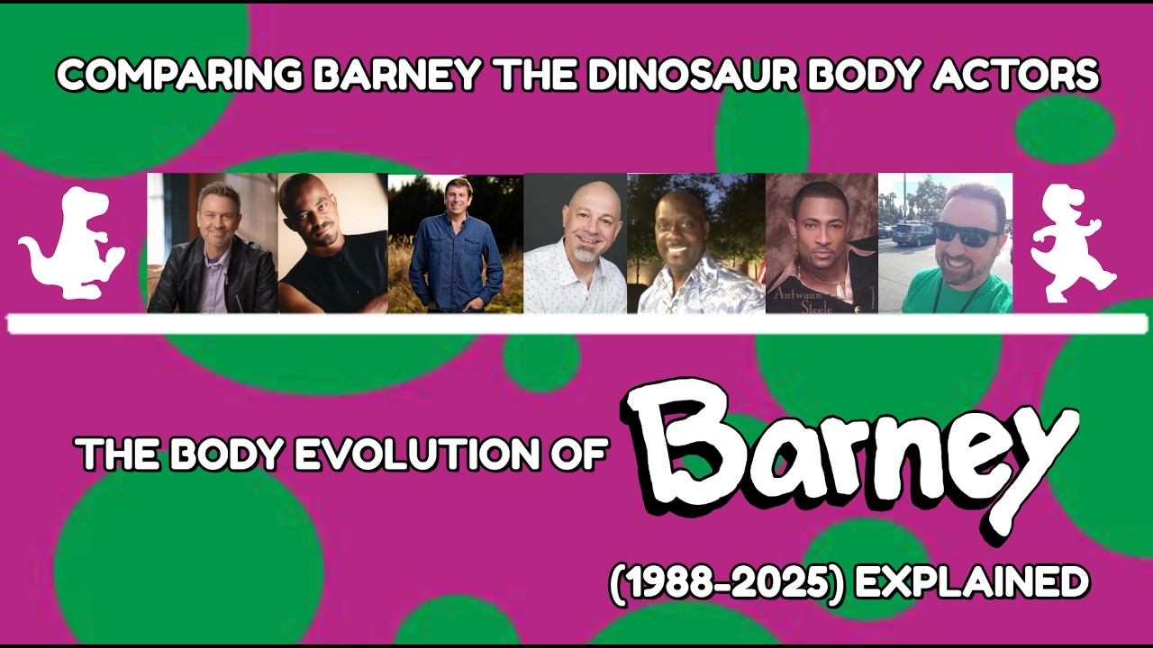 Body Evolution + Tier Ranking of BARNEY THE DINOSAUR Nearly 40 Years (1988-2025) Explained