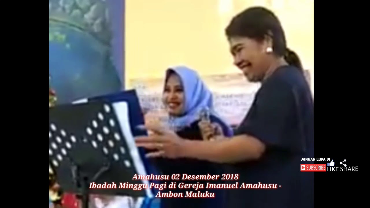 Amahusu 02 Desember 2018 Ibadah Minggu Pagi di Gereja Imanuel Amahusu - Ambon Maluku