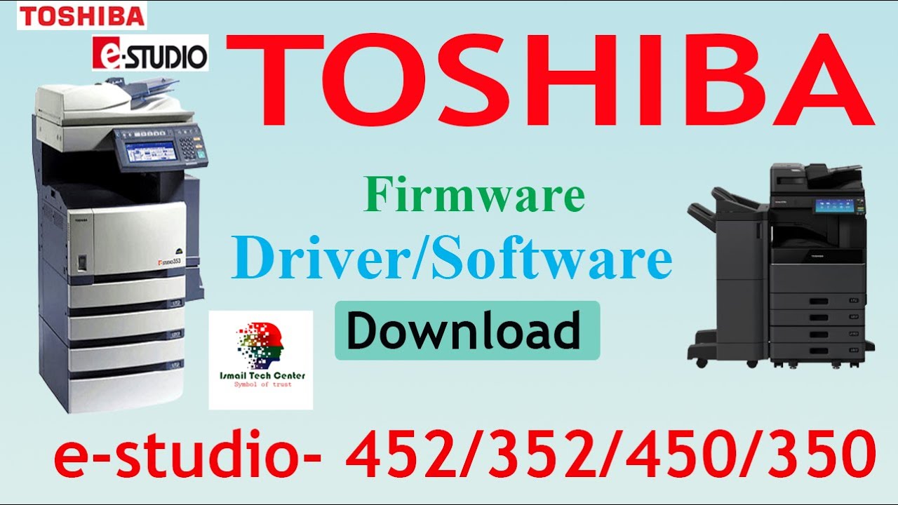 Toshiba E-Studio 452,453 Driver install at PC || How To Free Download Toshiba USB Drivers all models