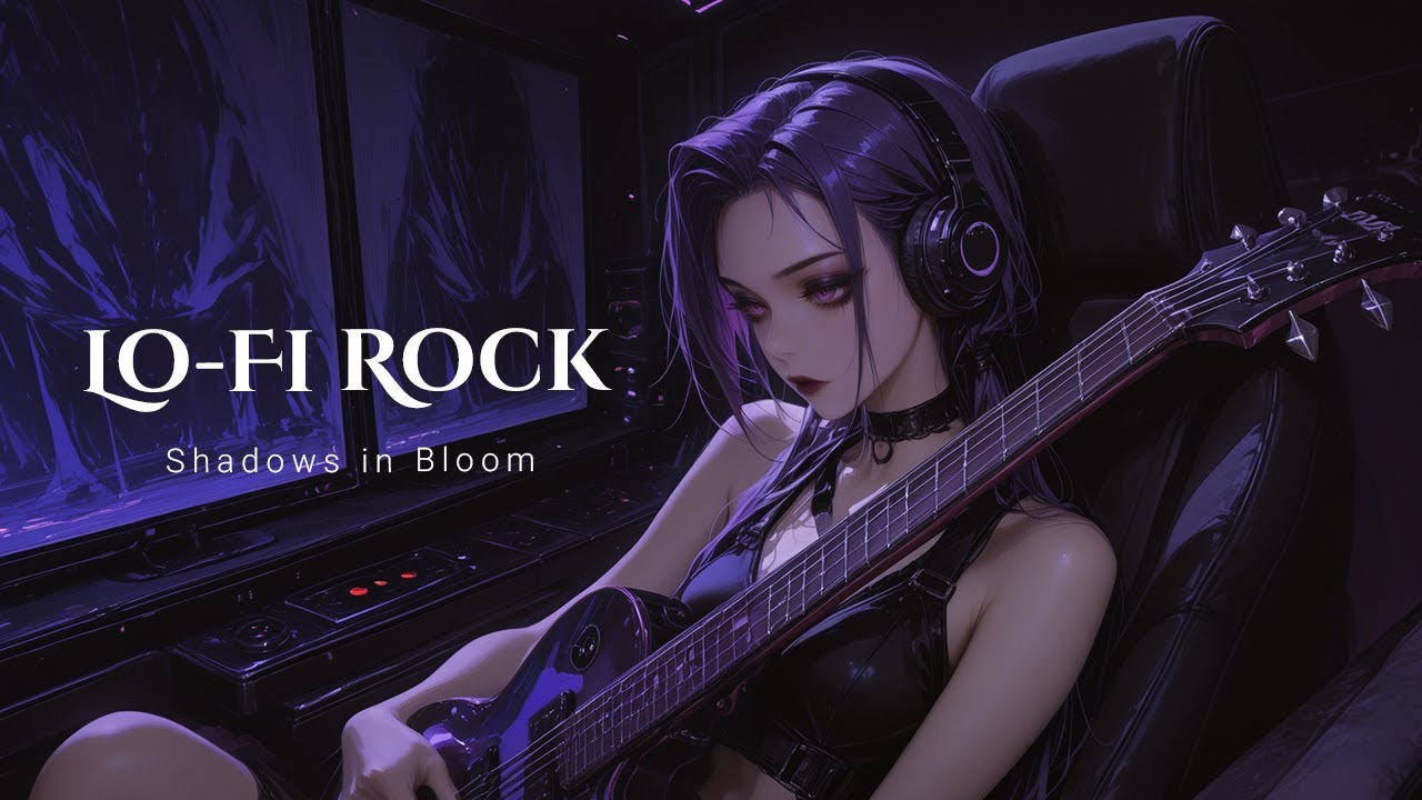 Shadows in Bloom | Lo-Fi Rock x Gothic Metal Mix | Dark Romantic Instrumental for Study & Focus