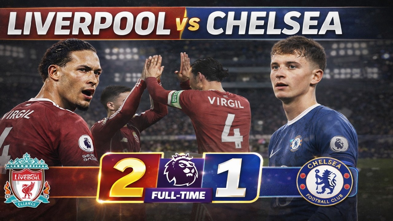 Liverpool 2–1 Chelsea | Late Drama & Ice-Cold Moments