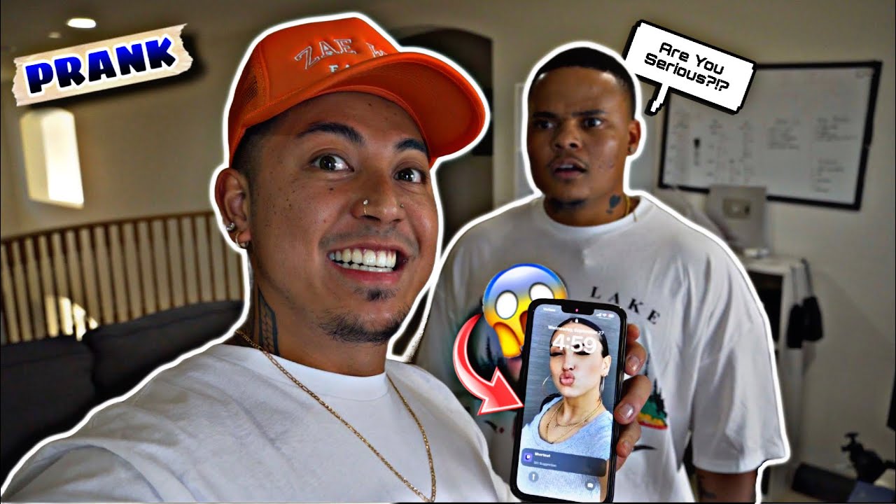 I PUT LARO BENZ GIRLFRIEND AS MY SCREEN SAVER PRANK😱