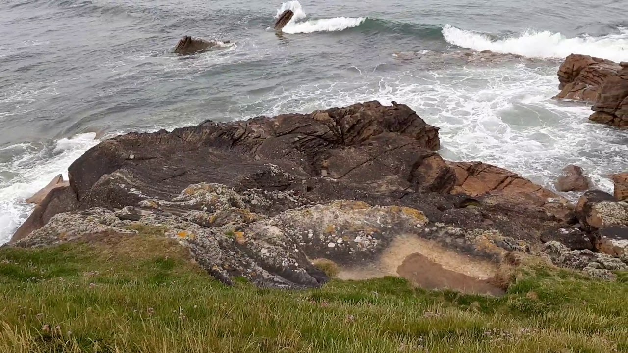 Covesea Cliffs and Caves. Lossiemouth. Moray. Scotland.