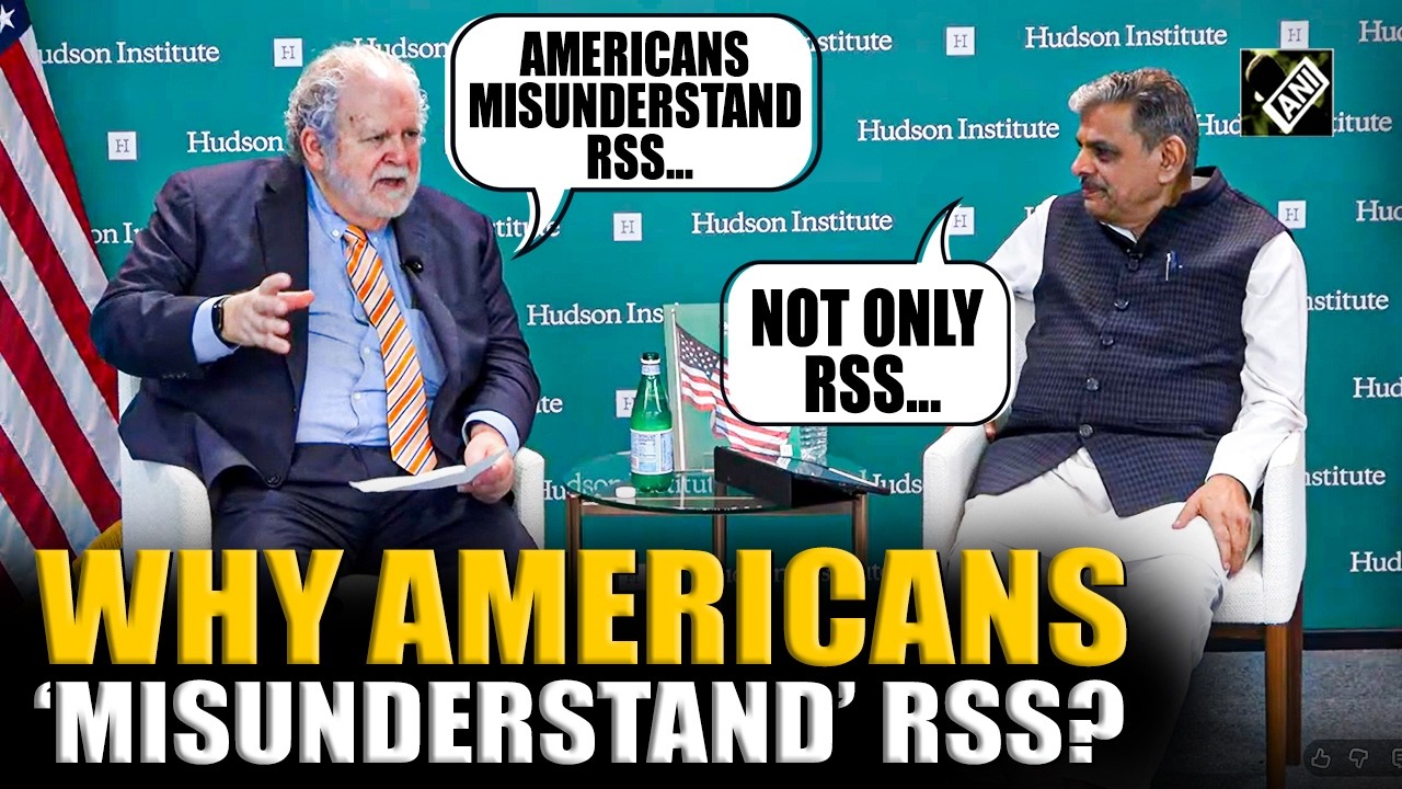 &lsquo;Americans misunderstand RSS&rsquo; Dattatreya Hosabale clears doubts at Hudson Institute India Conference