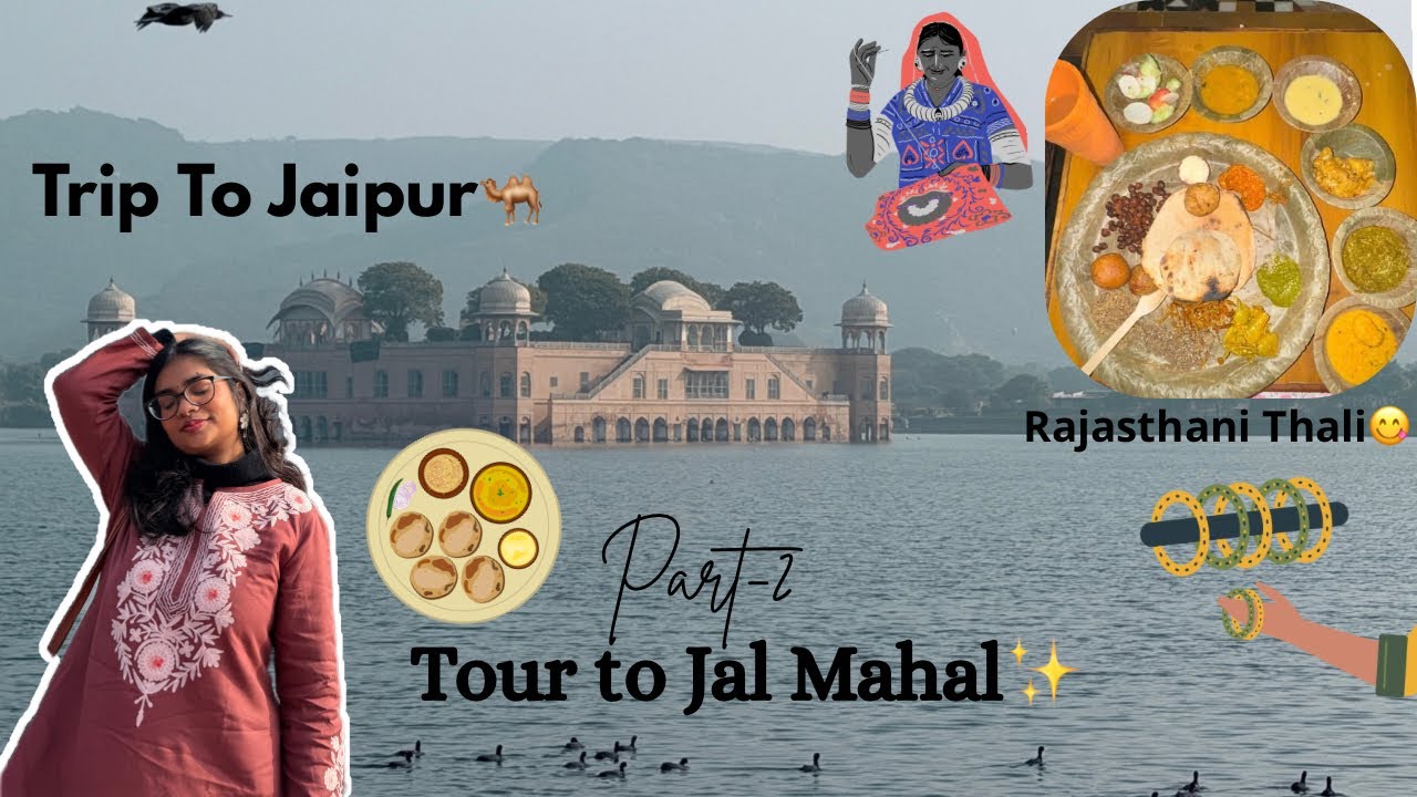 Jaipur Diaries✨🏰 | Ek Mahal vo bhi paani mein 🥹🪷| Part-2 | JIYA DUBEY| 🌷🌸