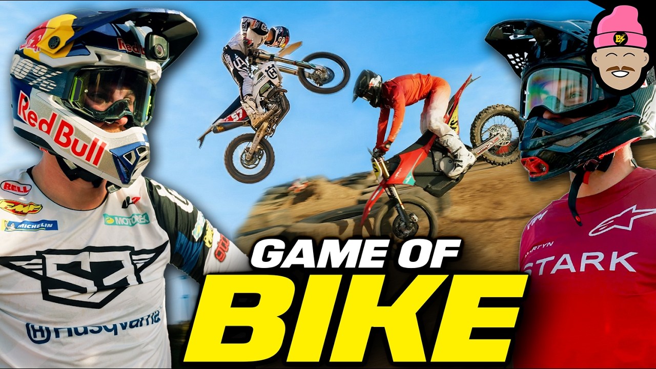 Petrol vs Electric Game of BIKE! BILLY BOLT vs TOBY MARTYN