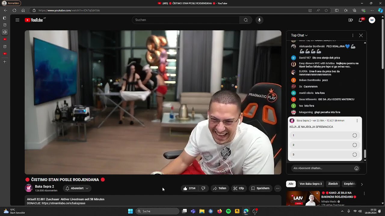 BAKA PRASE ZVAO IGORA DA MU BUDE SPREMACICA,IGOR SE UPUKAO KAO SPREMACICA *brankica kune*