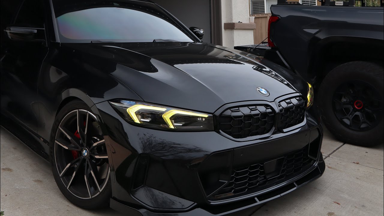 Желтые ДХО для моего M340i LCI