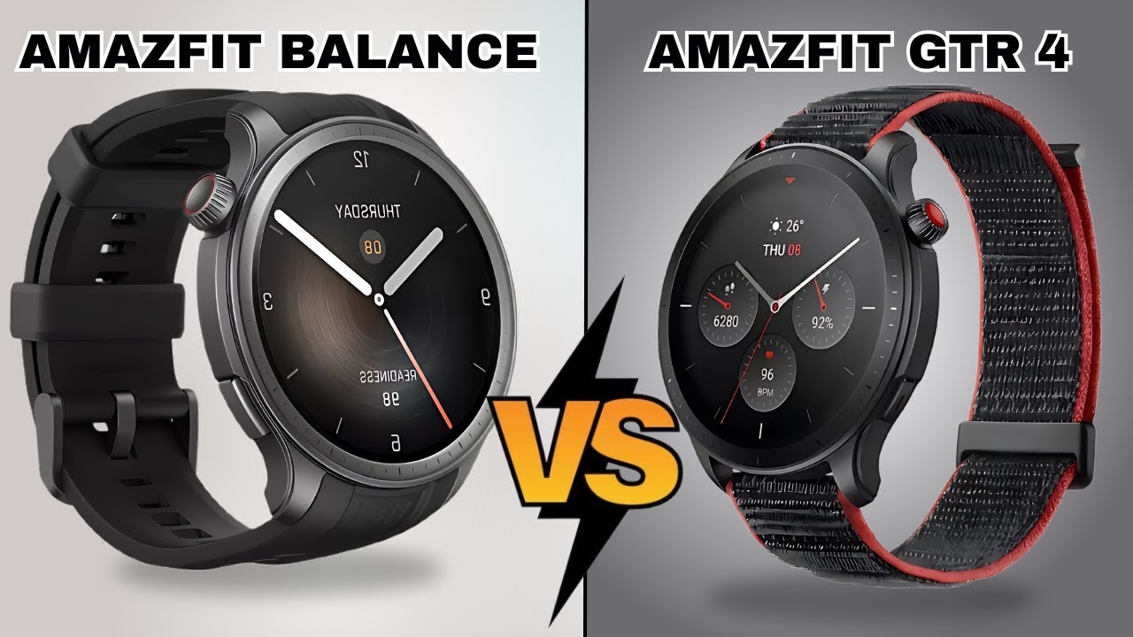 Amazfit Balance Vs Amazfit GTR 4 Comparativo - Qual é o Melhor?