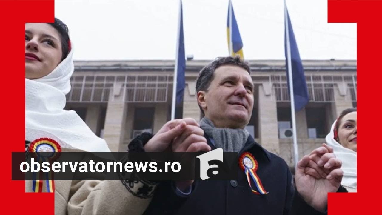 Mica Unire, sărbătorită în toată țara. După huiduieli, Nicușor Dan s-a prins în horă cu românii