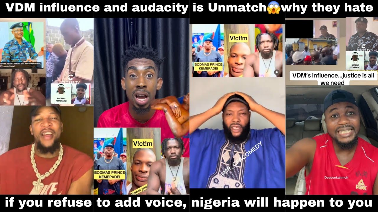 VDM is Hero😱 Bodmas prince kpai Patrick peresuodei with police🙆 jaw youths cryout Nigerians🇳🇬 react 