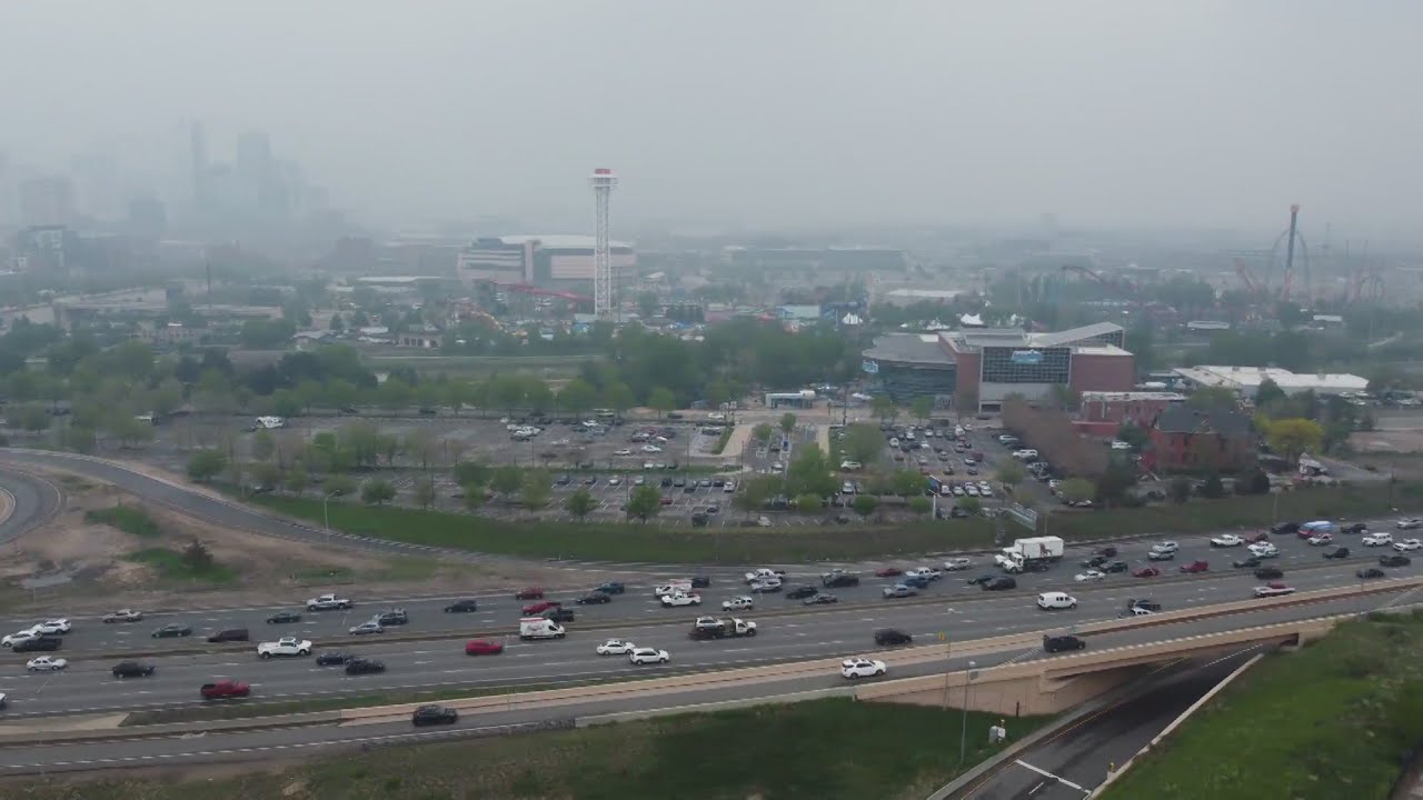 Denver metro area socked in with smoke from Canadian wildfires