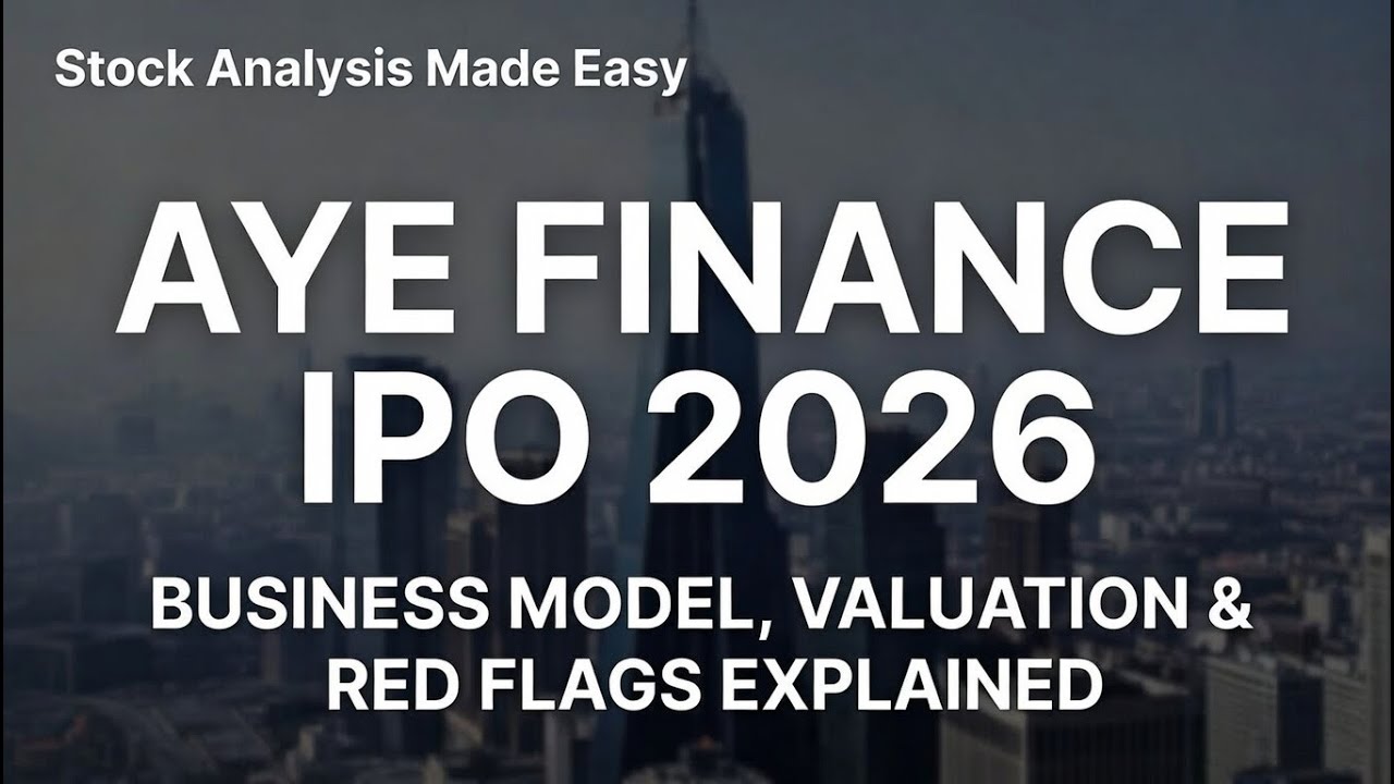 Aye Finance IPO 2026 | Valuation, Business Model & Red Flags Explained  #AyeFinanceIPO #IPOAnalysis