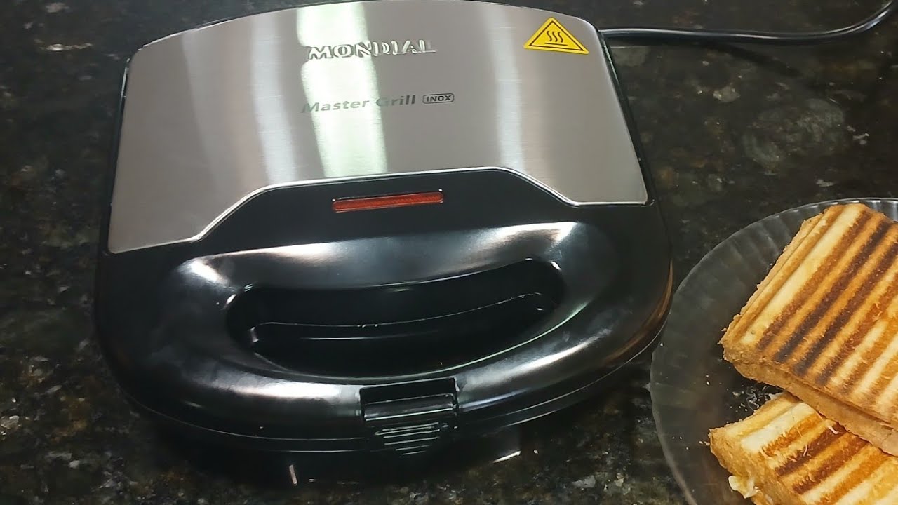 GRILL E SANDUICHEIRA MONDIAL #arteecasa 