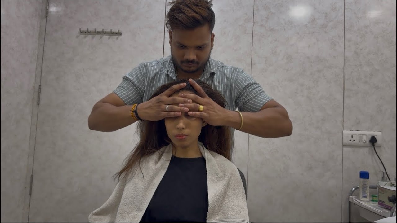 After long time relaxing head massage by Amit therapist#relaxing #headmassage #relxing #massage 