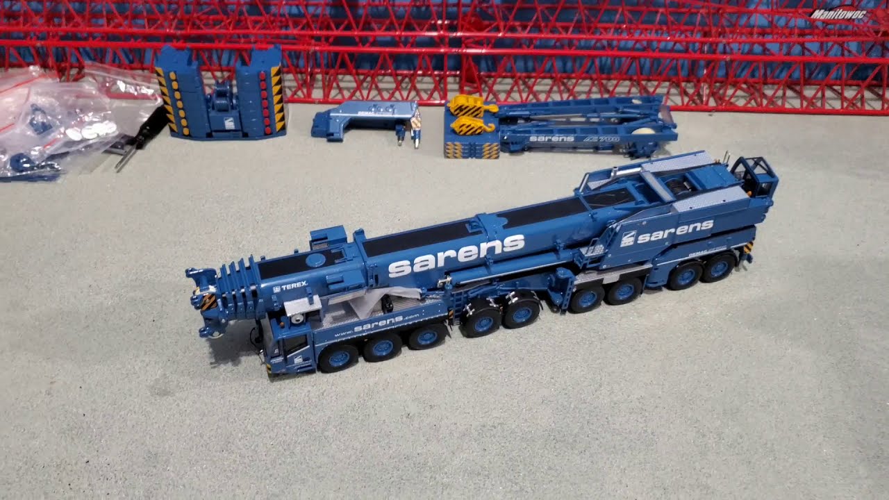 IMC 1/50 Sarens Demag AC700 unboxing