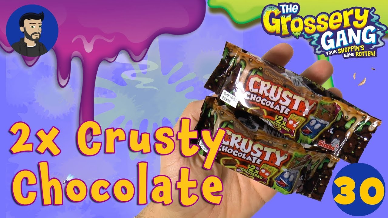 Grossery gang crusty chocolate - 2 pakjes uitpakken #30 serie 1