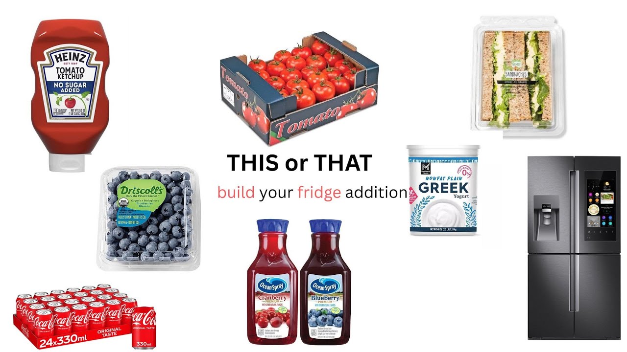 Build Your dream fridge(THIS or THAT)