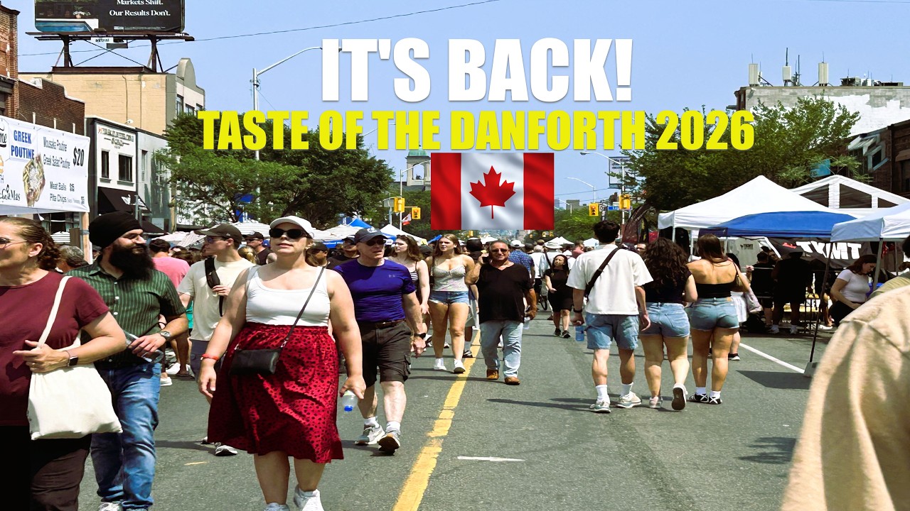 Taste of Danforth is FINALLY Back (Again)!  | Toronto Street Festival Walk |